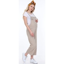 Luvmabelly MYRA6101 - Bej Hamile Salopet