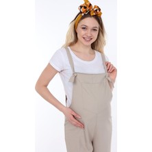 Luvmabelly MYRA6101 - Bej Hamile Salopet