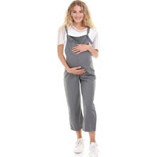 Luvmabelly MYRA6106 - Füme Hamile Salopet