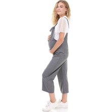 Luvmabelly MYRA6106 - Füme Hamile Salopet