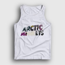Presmono Unisex Beyaz Mask Arctic Monkeys Atlet