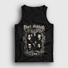 Presmono Unisex Siyah Tribute Black Sabbath Atlet