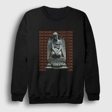 Presmono Unisex Siyah Angels Bring Me The Horizon Sweatshirt