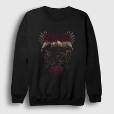 Presmono Unisex Siyah Eagles Bring Me The Horizon Sweatshirt