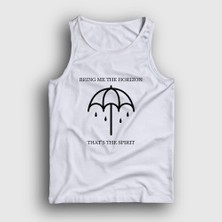 Presmono Unisex Beyaz Spirit Bring Me The Horizon Atlet