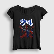 Presmono Kadın Siyah Chile Ghost T-Shirt