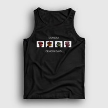 Presmono Unisex Siyah Demon Days Gorillaz Atlet