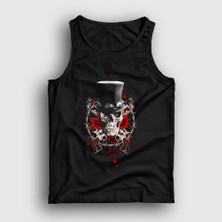 Presmono Unisex Siyah Hat Guns N' Roses Atlet
