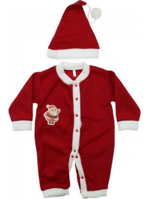 Denito Unisex Bebe Noel Kostüm Tulum 6/12 Ay