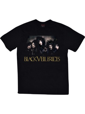 Stonedfame Black Veil Brides Baskılı T-Shirt