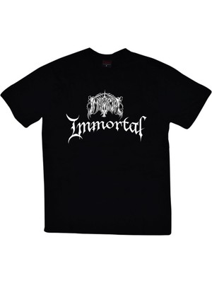 Stonedfame Immortal Baskılı T-Shirt