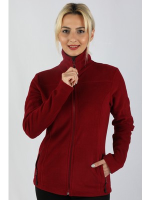 Balins Kol Fermuarlı Sweatshirt Bordo