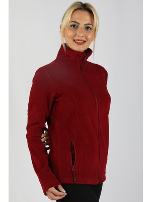 Balins Kol Fermuarlı Sweatshirt Bordo