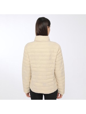 Lumberjack Basic Padded Coat W Ekru Kadın Mont