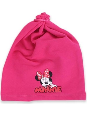 Minnie Mouse Kız Çocuk Fuşya Minnie Mouse Lazer Kesim Eşofman Takımı