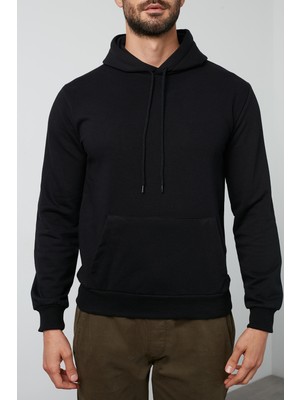 Buratti Pamuklu Kanguru Cepli Kapüşonlu Sweat Erkek Sweat 541HOODIE