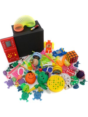 Nostaljik Lezzetler Özel Oyuncak Kutusu Kırmızı Tetrisli