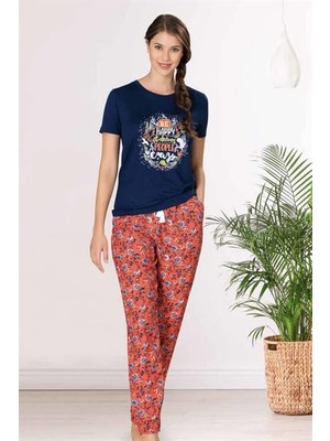 Pierre Cardin 1081 Kadın Lacivert Pijama Takımı