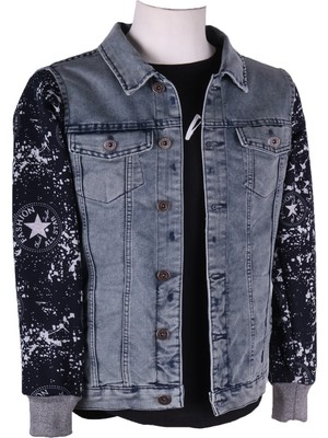 Viking's Line 83425 Erkek Denim Mont Polar Kol Tint Yeşili