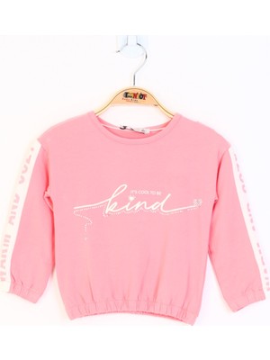 Toontoy Kız Çocuk Kind Baskılı Tişört