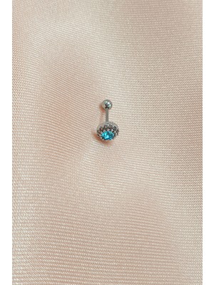 S&A Accessories Mavi Taşlı Piercing