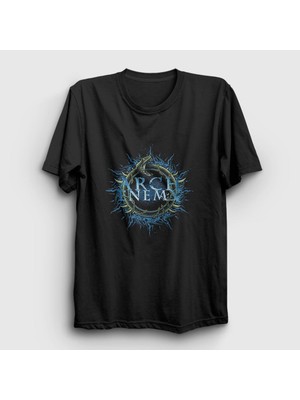 Presmono Unisex Siyah Snake Arch Enemy T-Shirt