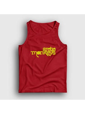Presmono Unisex Kırmızı Five Arctic Monkeys Atlet