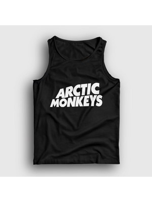 Presmono Unisex Siyah Logo Arctic Monkeys Atlet