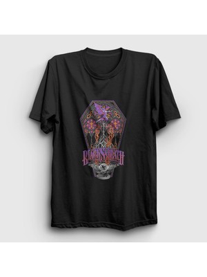 Presmono Unisex Siyah Coffin Black Sabbath T-Shirt