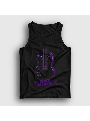 Presmono Unisex Siyah Guitar Black Sabbath Atlet