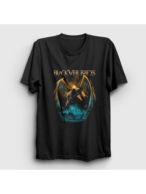 Presmono Unisex Siyah Angel Black Veil Brides T-Shirt