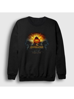 Presmono Unisex Siyah Traveler Blind Guardian Sweatshirt