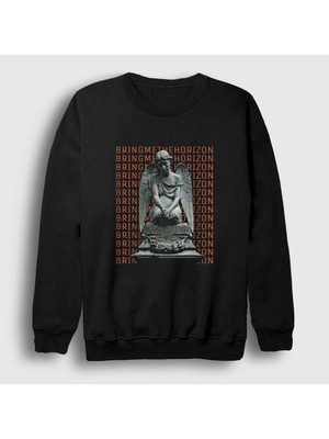 Presmono Unisex Siyah Angels Bring Me The Horizon Sweatshirt