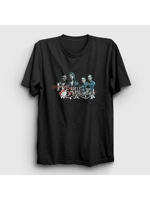 Presmono Unisex Siyah Band Bullet For My Valentine T-Shirt