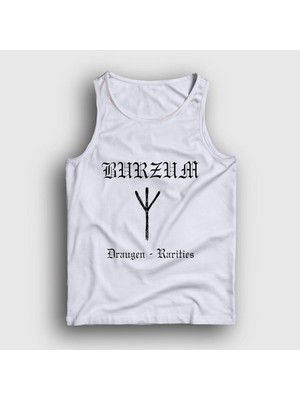Presmono Unisex Beyaz Draugen Burzum Atlet