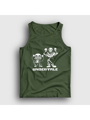 Presmono Unisex Haki Sans Papyrus Undertale Atlet