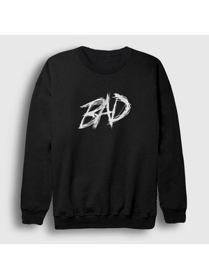 Presmono Unisex Siyah Bad XXXTentacion Sweatshirt
