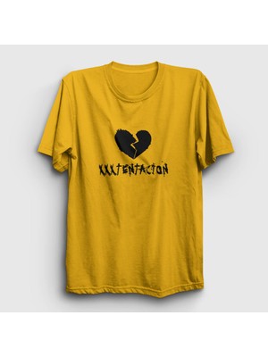 Presmono Unisex Sarı Broken Heart XXXTentacion T-Shirt