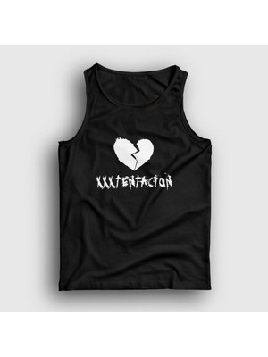Presmono Unisex Siyah Broken Heart XXXTentacion Atlet