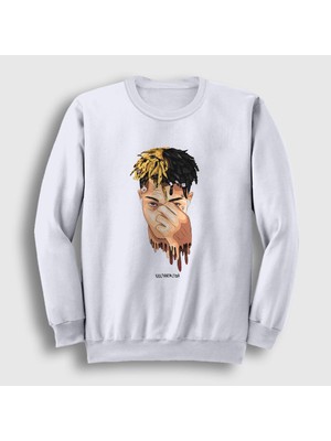 Presmono Unisex Beyaz Cool XXXTentacion Sweatshirt