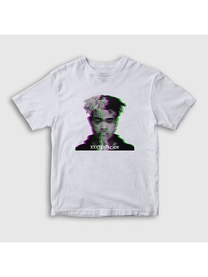 Presmono Unisex Çocuk Beyaz Pray XXXTentacion T-Shirt