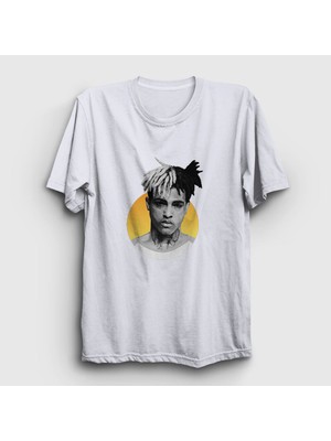 Presmono Unisex Beyaz Sun XXXTentacion T-Shirt