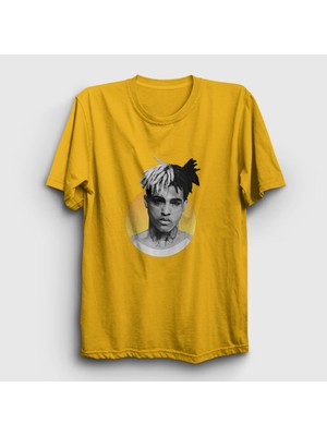 Presmono Unisex Sarı Sun XXXTentacion T-Shirt