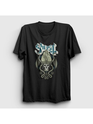 Presmono Unisex Siyah Snakes Ghost T-Shirt