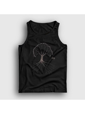 Presmono Unisex Siyah Tree Gojira Atlet