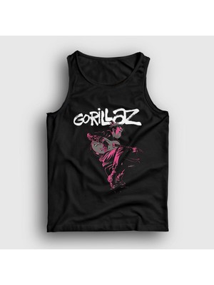 Presmono Unisex Siyah Hollow Gorillaz Atlet