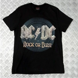 Stonedfame Ac-Dc Çift Baskılı T-Shirt