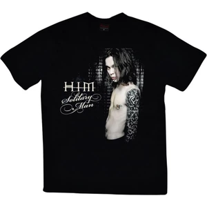 Stonedfame Him Baskılı T-Shirt