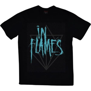 Stonedfame In Flames Baskılı T-Shirt