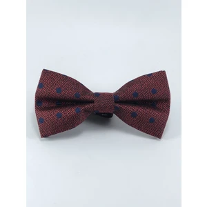 Bordo Lacivert Puantiyeli Papyon